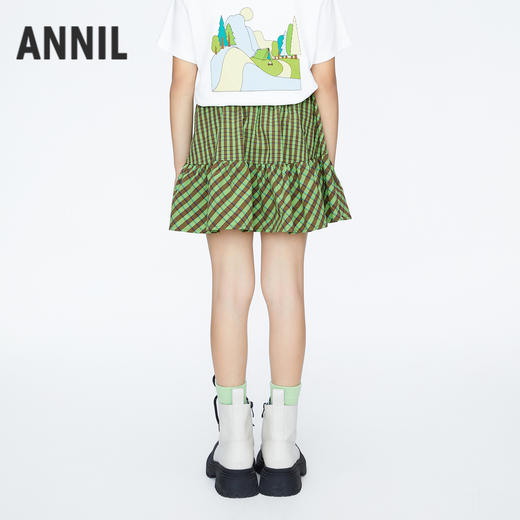女童小清新格子裙半裙裙子新款安奈儿童装实体店同款AG423818 商品图2