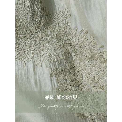 COCOBELLA国风刺绣莱赛尔西装薄荷曼波薄款假两件外套SI3025 商品图4