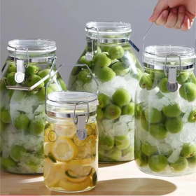 日本原装进口星硝密封罐|食品级泡酒玻璃，酿酒好帮手