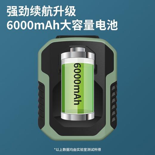 挂腰风扇挂脖随身充电宝功能迷你家用户外学生带手电大风力大功率 商品图4