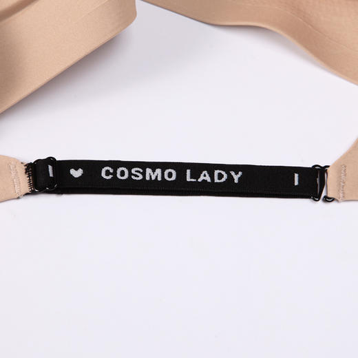 都市丽人Vbra内衣无痕杯面内衣女泳布文胸无尺码3/4杯中厚无钢圈无排扣LB464K 商品图6