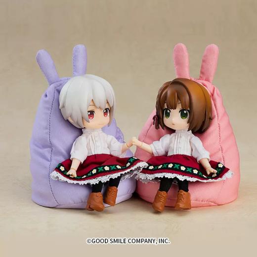 【GSC现货】粘土人 懒人沙发 兔子 粉红/紫色 周边配件 手办模玩 商品图2