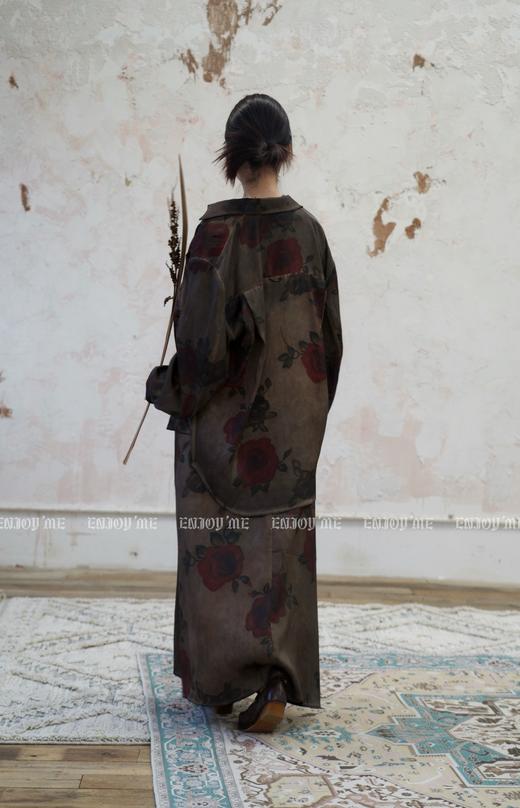 【门店同款】ENJOY夏季云敛-禅意灰烬玫瑰衬衫 157030347 商品图1