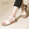 信诺 真皮舒适女鞋 2024新款夏季妈妈鞋中年女士外穿软底防滑凉鞋L260-2 商品缩略图4