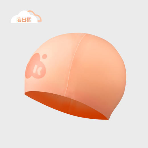 KK树儿童泳帽硅胶防水护耳不勒头男女孩游泳装备防晒游泳帽子 商品图5