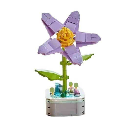 【39.9/任选2件！】兼容乐高积木花束植物多肉盆栽，桌面摆件小颗粒拼装益智玩具，亲手拼搭制作·仪式感满满！-ry 商品图4