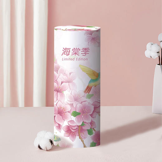 海棠季限量版圆筒纸巾 商品图1