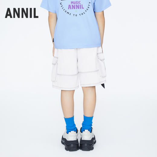 男童全棉牛仔中裤裤子新款安奈儿童装实体店同款AB426625 商品图2