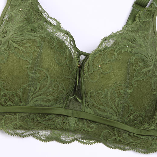 都市丽人舒软挺塑轻塑塑身内衣女蕾丝BC杯适穿3/4杯超薄款速干调整型文胸无钢圈四排扣LJ42B3 商品图5