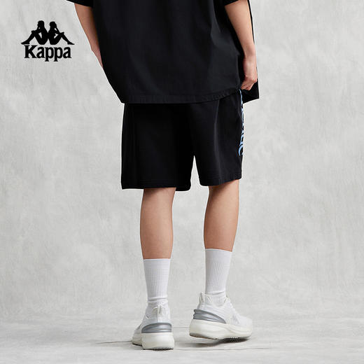 Kappa卡帕短裤2024新款男夏简约运动休闲裤字母篮球裤撞色五分裤K0E32DY30D 商品图1