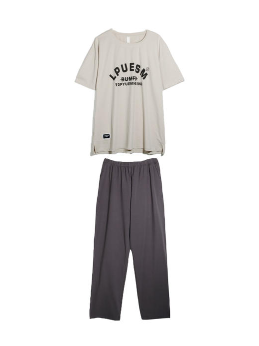 【79元限时秒杀】【秀黛】男圆领休闲短袖套装男士夏季家居服睡衣L2550014T【门店同款】【如遇缺货自动退款，介意勿拍】 商品图6