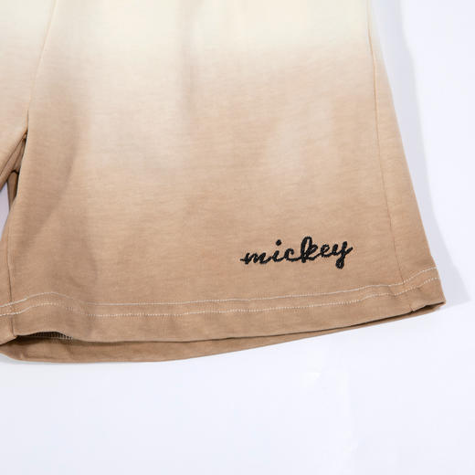 迪士尼经典米奇24夏季男女短袖套装凉感渐变色清爽出游休闲两件套ZD2DT028
 商品图8