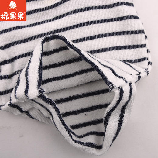棉果果夏季男童条纹中裤短裤M212202218261 商品图2