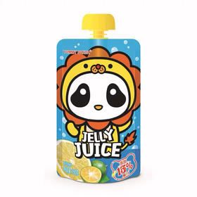 雅米熊猫果汁可吸果冻金桔柠檬味150g