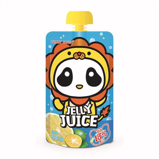雅米熊猫果汁可吸果冻金桔柠檬味150g 商品图0