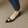 【预售5天】2024春季新款金属扣尖头单鞋女平跟浅口一脚蹬时尚单鞋MY&18185-8 商品缩略图4