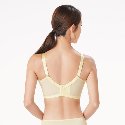 都市丽人舒软挺塑轻塑调整型内衣女蕾丝塑身AB杯3/4杯中厚文胸无钢圈三排扣LJ44C5 商品图4