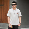 【新款DMH】大依优型大码男装前后印花圆领短袖T恤加肥加大休闲肥佬男上衣夏季半袖胖子潮款 商品缩略图1