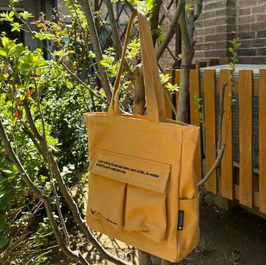 【毛姆诞辰150周年纪念】毛姆签名刺绣托特包