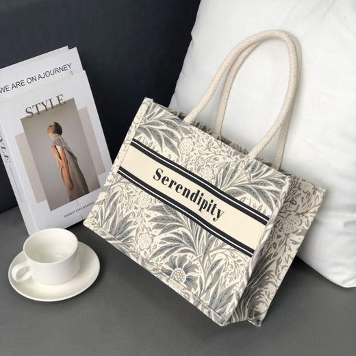 文艺帆布袋定制简约有型手提袋大容量印花装书上课通勤原创帆布包 商品图5