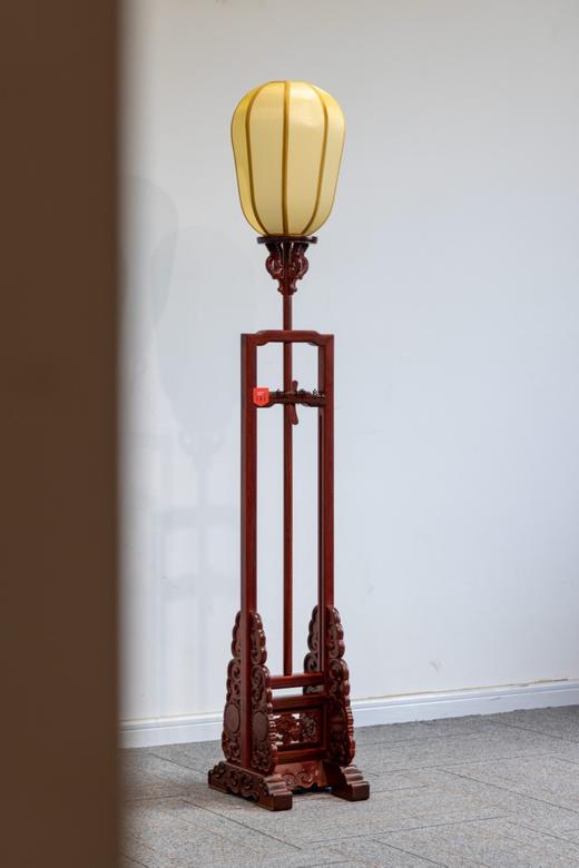 红桥红  家具严选  小叶紫檀（檀香紫檀）【嘉木堂 升降式灯台 宫灯】 商品图1