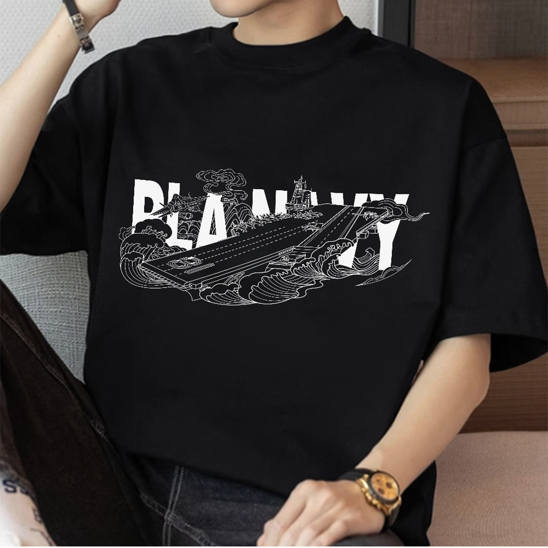 【福建舰文化衫 男女同款】福建舰舰母文化衫短袖T恤纯棉柔软舒适rz