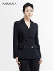 【商场同款】阿菁娜2024春季新款简约经典双排扣西服A29C108007 商品缩略图2