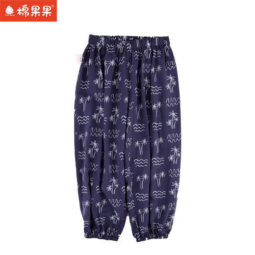棉果果夏季新品男童爽滑梭织九分裤M212208424265 商品图1