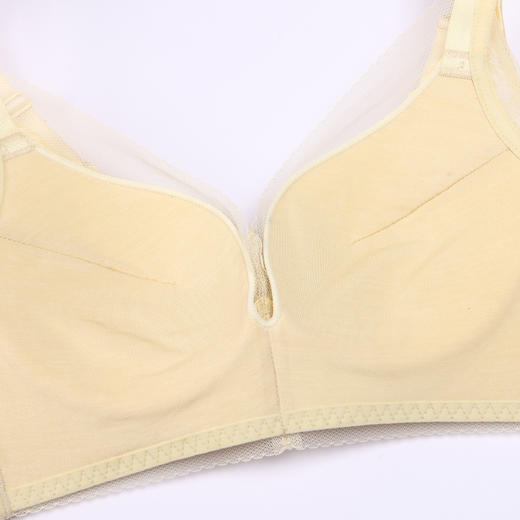 都市丽人舒软挺塑轻塑调整型内衣女蕾丝塑身AB杯3/4杯薄款文胸无钢圈四排扣LJ42C5 商品图9