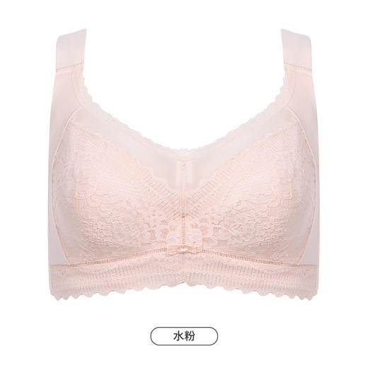 都市丽人完美包容大罩杯内衣女蕾丝文胸CD杯适穿3/4杯超薄款速干软钢圈四排扣LB43J3 商品图10