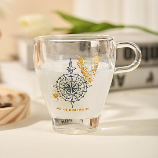 大英博物馆 欧洲文化艺术系列 大航海玻 杯套装6只装 把手杯 商品图3