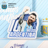 阿根廷国家队官方商品丨阿根廷球员肖像冰箱贴梅西磁铁足球迷周边 商品缩略图1