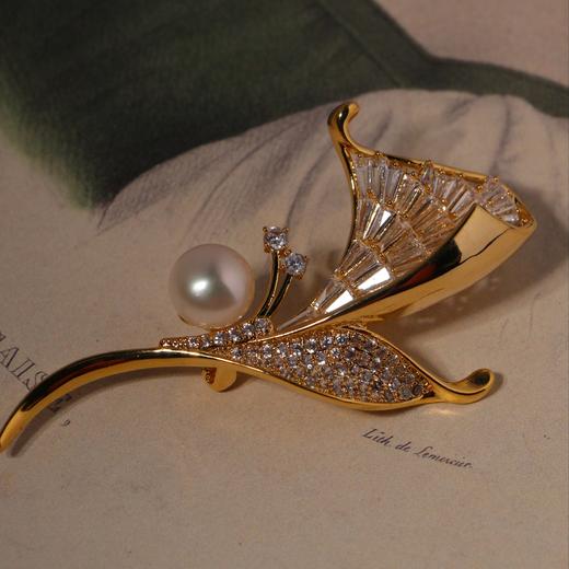 甄珠贝 造型淡水胸针 淡水10-11mm 商品图1