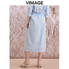 VIMAGE纬漫纪夏季新款宽松高腰显瘦通勤半身裙V2106734 商品缩略图3
