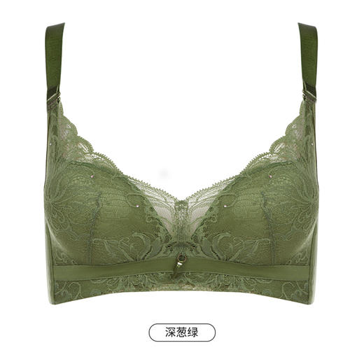 都市丽人舒软挺塑轻塑调整型内衣女蕾丝塑身AB杯3/4杯中厚文胸无钢圈四排扣LJ41B3 商品图10