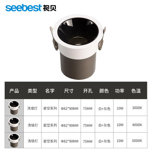 星空系列洗墙灯（4000K停产） 商品图4