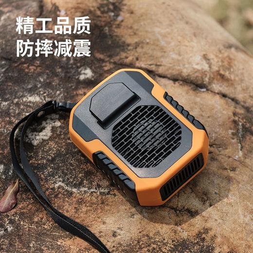 挂腰风扇挂脖随身充电宝功能迷你家用户外学生带手电大风力大功率 商品图5