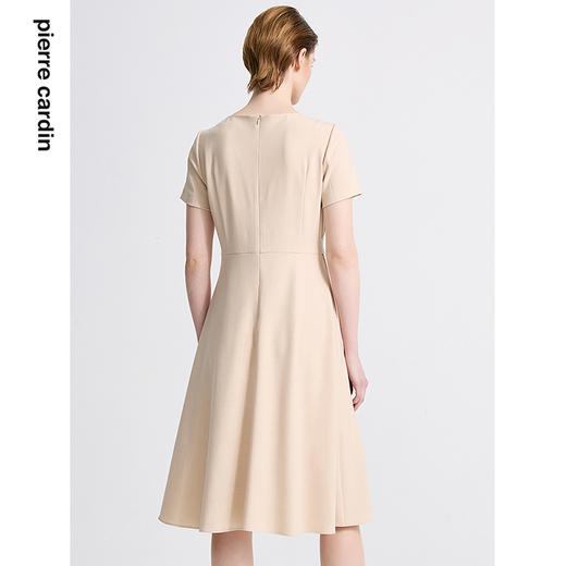 皮尔卡丹女装新款通勤时尚淑女修身双色夏季连衣裙C42DS11
 商品图3