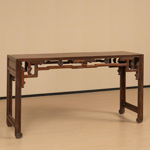 清 红木拐子云纹四面平条桌 商品图4