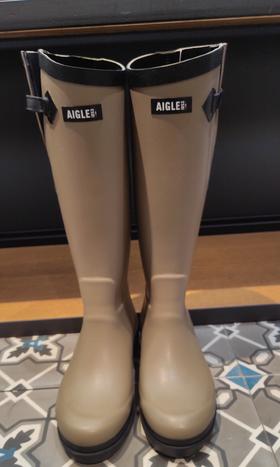 艾高 Aiglentine高帮胶靴女  NC254-F .【鞋底有膜，试穿小心】