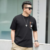 【新款DMH】大依优型大码男装圆领短袖T恤加肥加大休闲肥佬男上衣夏季半袖胖子潮款 商品缩略图3
