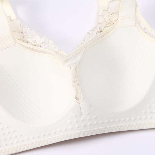 都市丽人舒软挺塑轻塑调整型内衣女蕾丝塑身CD杯3/4杯薄款文胸树脂胶圈五排扣LJ42B2 商品图9
