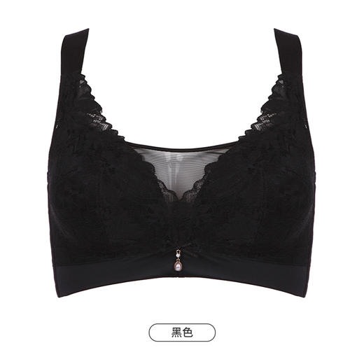 都市丽人舒软挺塑轻塑调整型内衣女蕾丝塑身CD杯3/4杯薄款文胸树脂胶圈五排扣LJ42B2 商品图10