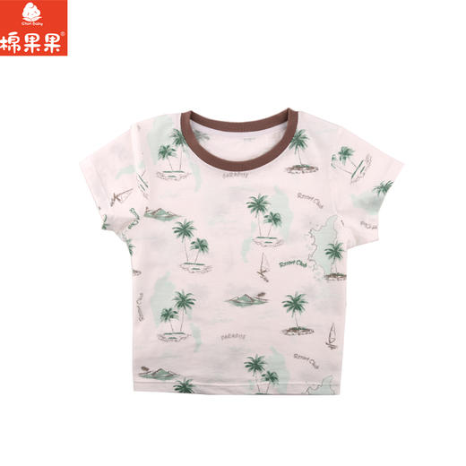 棉果果夏季新品男童纯棉短袖T恤M212140224275 商品图1