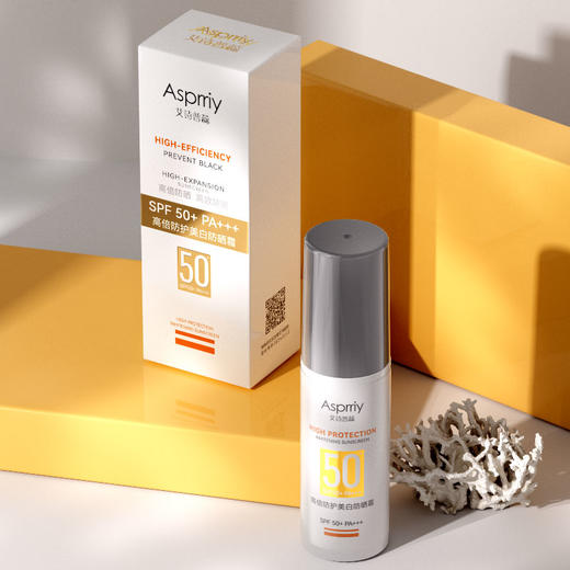 平价优选：国货普蕊防晒霜spf50+++清爽不腻隔离紫外防护40g*3艾诗普蕊 商品图2