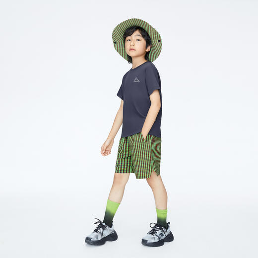 男童运动风格子中裤裤子夏季新款安奈儿童装实体店同款AB426656 商品图3