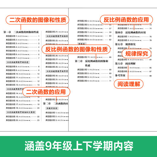 周计划：初中数学代数 789年级 中考 商品图10