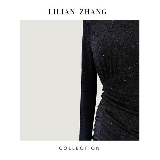 C系列——定制——都市力量——繁花盛绽——衣橱挚爱针织轻礼服裙2401019 商品图1