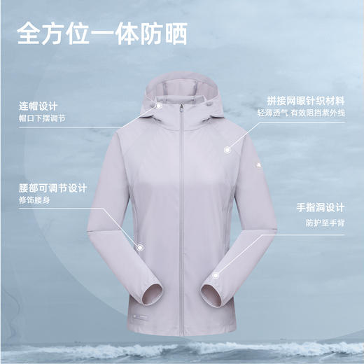 探路者女式连帽针织皮肤衣TAZZAM82518 商品图3