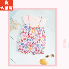 棉果果夏季新品女童对开无袖连体衣M222722224220